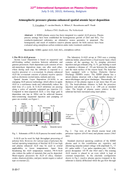 Atmospheric pressure plasma enhanced spatial atomic layer deposition