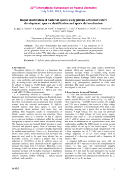 Rapid inactivation of bacterial spores using plasma activated water: development, species identification and sporicidal mechanism