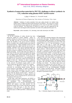 Synthesis of nanocarbon materials by PECVD: challenges to direct synthesis via CO2 reduction using plasma-SOEC hybrid reactor