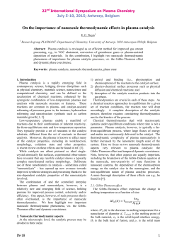Nanoscale thermodynamic effects in plasma catalysis