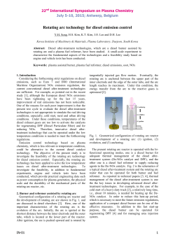 Rotating arc technology for diesel emission control