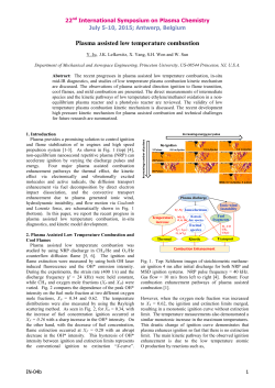 Plasma-assisted low temperature combustion