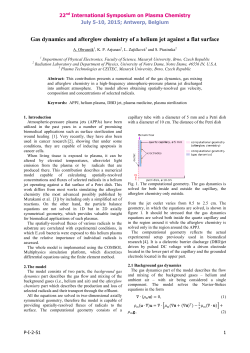 Gas dynamics and afterglow chemistry of a helium jet against a flat surface