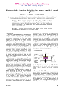 Electron excitation dynamics at the ignition phase in pulsed capacitively coupled plasmas