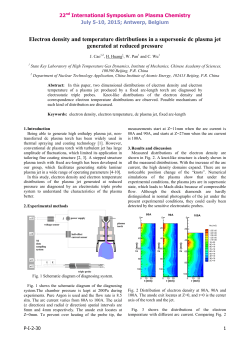 Electron density and temperature distributions in a supersonic dc plasma jet generated at reduced pressure