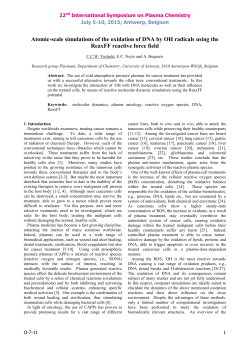 Decomposition of caffeine by DC pin-hole discharge in water solutions