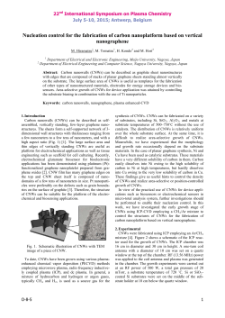 Nucleation control for the fabrication of carbon nanoplatform based on vertical nanographene