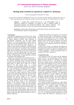 Heating mode transition in capacitively coupled CF4 discharges