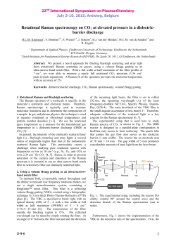 Rotational Raman spectroscopy on CO2 at elevated pressure in a dielectric-barrier discharge