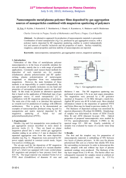 Nanocomposite metal/plasma polymer films deposited by gas aggregation sources of nanoparticles combined with magnetron sputtering of polymers