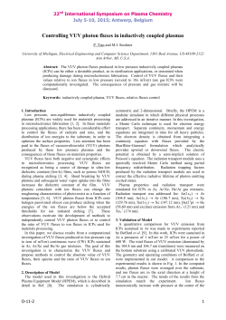 Controlling VUV photon fluxes in inductively coupled plasmas