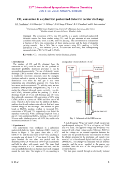 CO2 conversion in a cylindrical packed-bed dielectric barrier discharge