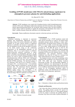 Grafting of PVDF membranes with TMA/SA mixed-charge copolymers by atmospheric-pressure plasma for anti-biofouling applications