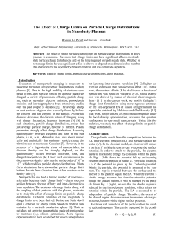 The Effect of Charge Limits on Particle Charge Distributions in Nanodusty Plasmas