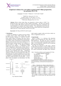 Empirical evidence for a two phase system in SiCN films prepared by low pressure PE-CVD