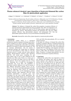Plasma enhanced chemical vapor deposition of deuterated diamond like carbon films for photocathode application