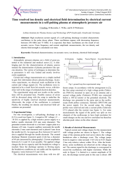 Ion density measurement in atmospheric pressure plasmas