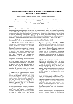 Time-resolved analysis of electron and ion currents in reactive HiPIMS deposition of titanium nitride