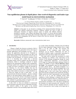 Non-equilibrium plasma in liquid phase: time-resolved diagnostics and leader-type model based on electrostriction mechanism