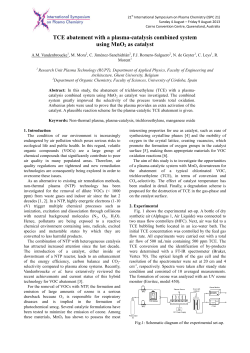 Post-plasma catalytic decomposition of trichloroethylene with LaMnO3 catalysts