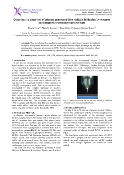 Quantitative detection of plasma-generated free radicals in liquids by electron paramagnetic resonance spectroscopy