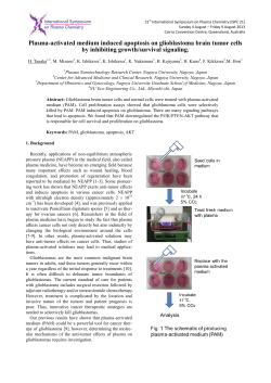 Plasma-activated medium induced apoptosis on glioblastoma brain tumor cells by inhibiting growth/survival signaling.