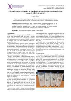 Effect of Catalyst Properties on the Electric Discharge Characteristics in Plasma-Catalyst Hybrid Reactors