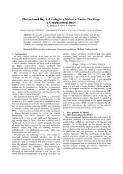 Plasma-based dry reforming in a dielectric barrier discharge: A computational study