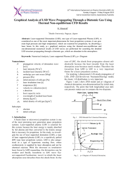 Graphical Analysis of LSD Wave Propagating Through a Diatomic Gas Using Thermal Non-equilibrium CFD Results