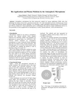 Bio Applications and PM by the Atmospheric Microplasma