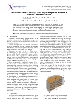 Influence of effective discharge power on polymer powder treatment in atmospheric pressure plasmas