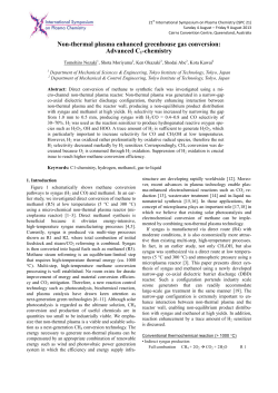 Non-thermal plasma enhanced greenhouse gas conversion: advanced C1-chemistry
