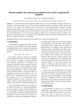 Plasma-catalytic dry reforming of methane over Al2O3 supported Ni based catalysts