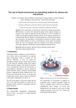 The role of liquid environment as modulating medium for plasma-cell interactions