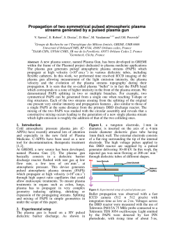 Propagation of two symmetrical plasma bullet generated by a pulsed plasma gun