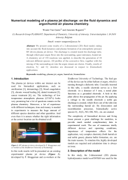 Numerical modeling of a plasma jet discharge: on the fluid dynamics and argon/humid air plasma chemistry