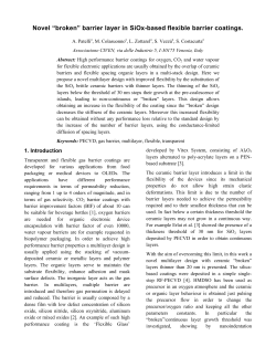 SiOx-based flexible multilayer water vapour barrier coatings on PLA