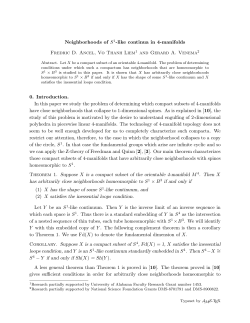 Neighborhoods of S 1 -like continua in 4-manifolds