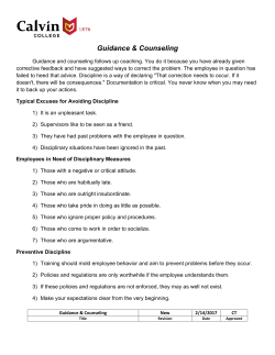 Guidance Counseling