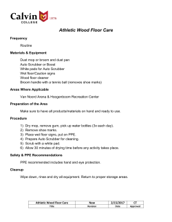 Athletic Wood Floor Care