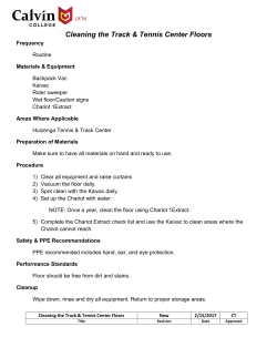 Cleaning Synthetic Athletic Floors