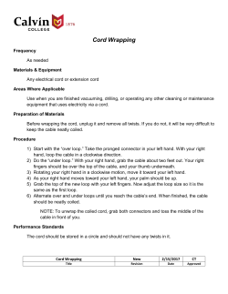 Cord Wrapping
