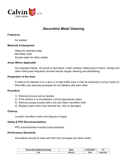 Decorative Metal Cleaning