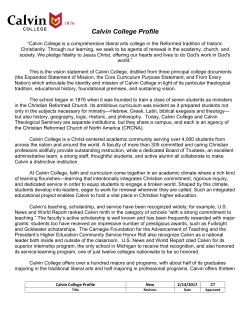 Calvin College Profile