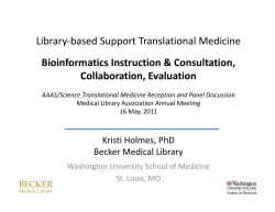 Bioinformatics Instruction Consultation, Collaboration, Evaluation