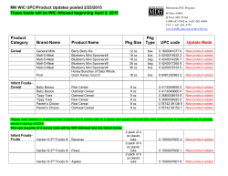 UPC Update 02/25/2015 (PDF)