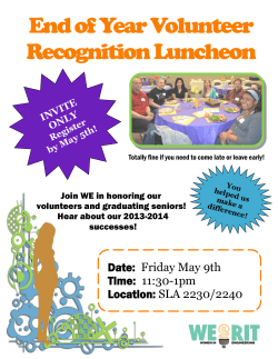 End of Year Luncheon