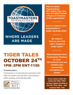 Public Speaking Tips