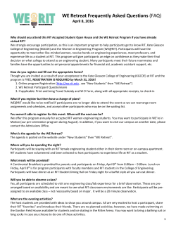 Frequently Asked Questions