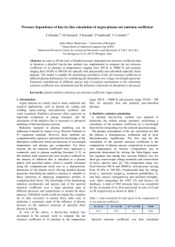 Pressure dependence of line-by-line calculation of argon plasma net emission coefficient